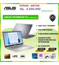 Asus A416JAO  core i3 - 1005G1 | 4GB | 256GB 14" | FHD | OHS | W11 | backlight 